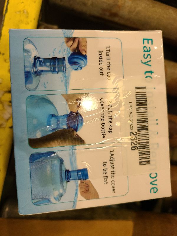 Photo 1 of ?Upgraded?Morsatie Reusable 3 & 5 Gallon Water Jug Cap, No Leaking & Popping Open, Food Grade Silicone Replacement Cap for 55mm Standard/Screw/Crown Top Water Bottle & Water Pump Dispenser, 3Pcs