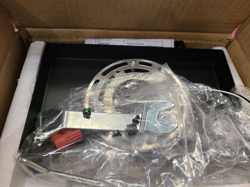 Photo 1 of 4-Light Bathroom Lights Fixtures, Modern Vanity Light with Clear Glass Shade, Black Wall Lamp for Mirror Living Room, Bedroom, Hallway