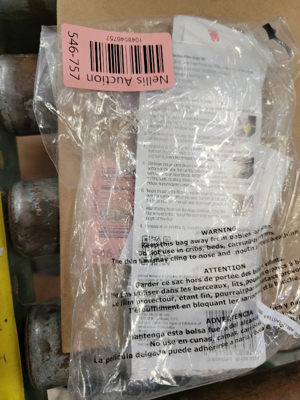 Photo 1 of 3M Door Edge Protection Film, 36 Inch, Protect Door Edges From Chips, Scratches, and Scuffs, No Tool Required, Yellowing and Staining Resistant, Professional Grade Solution (08582)