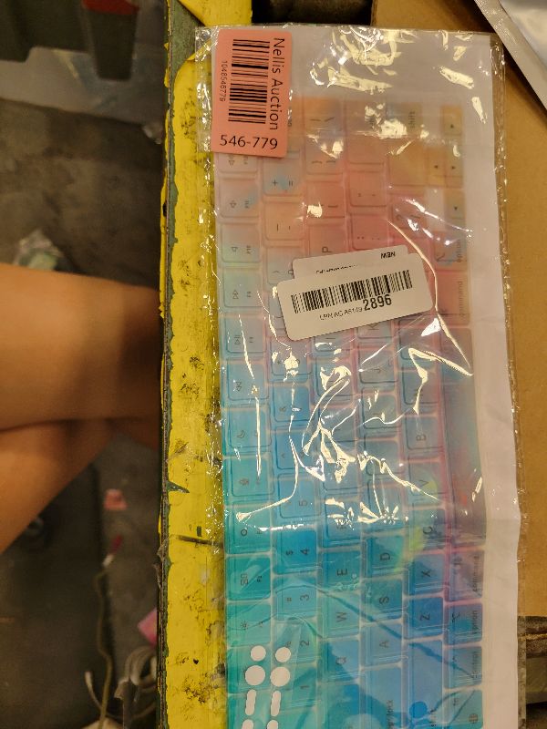 Photo 1 of 2 Pack Colorful Keyboard Cover for 2025-2023 MacBook Air 13" 15" M4 M3 M2, 2025-2021 MacBook Pro 14" 16" M4 M3 M2 M1 Pro/Max, Keyboard Skin for 14.2" 16.2" MacBook Pro /13.6" 15.3" MacBook Air, US