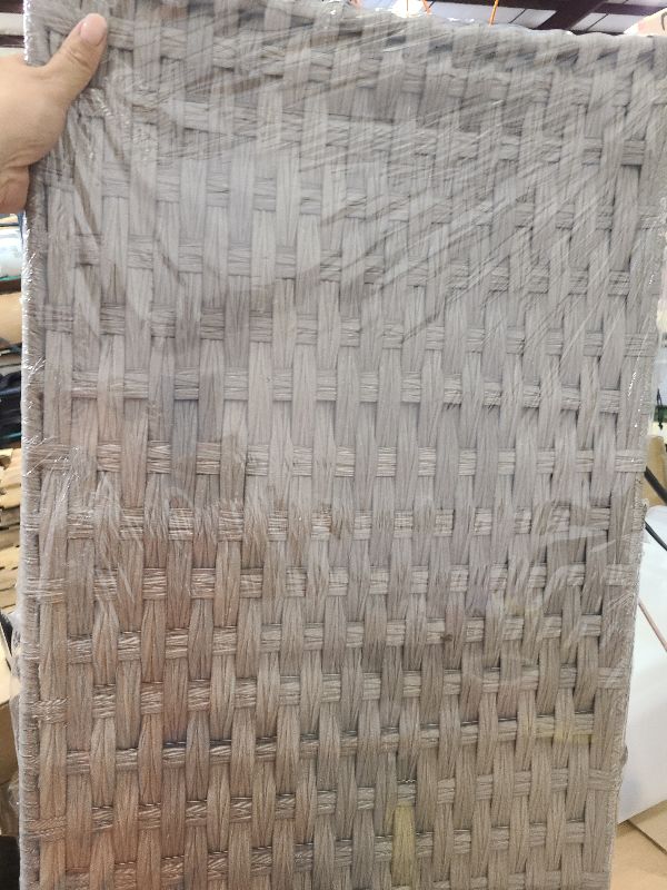 Photo 1 of 197FT/60m Wicker Repair Supplies Flat Synthetic Rattan Fix Kit Garden Patio Furniture Wicker Fix Supplies Thicken Rattan Weaving Material for Rattan Chair Sofa Basket