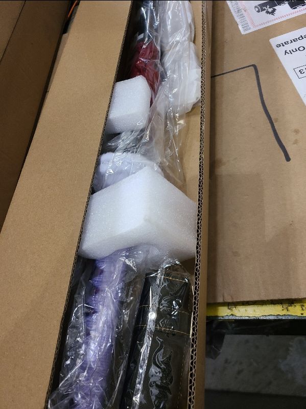 Photo 1 of 41" Anime Foam Sword Cosplay Samurai Sword Katana Weapon Blade Costum (Various Styles Available) (Law Purple)