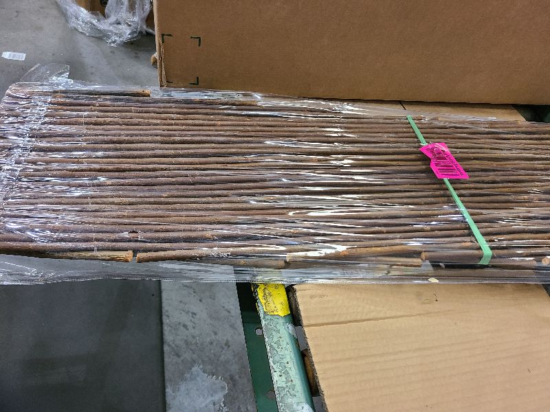 Photo 1 of 5.5 Feet Natural Thin Bamboo Stakes - Over 5 Feet Tall - Pack of 20 - Multiple Colors Available! (Brown)