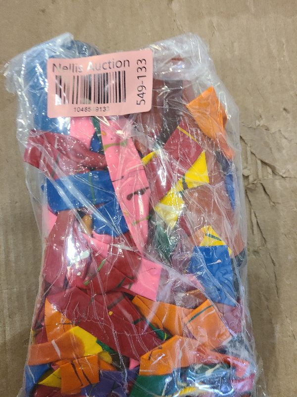 Photo 1 of 100pcs Rocket Balloons with Two Air Pump Colorful Giant Rocket Balloons for Parties
