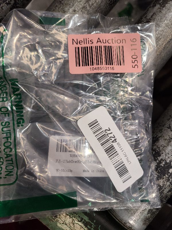 Photo 1 of 15 Pack Door Hinge Shims for Door Hinge Repair Kit, 0.050 Inch Thickness, 3.5 Inch Hinge Shims