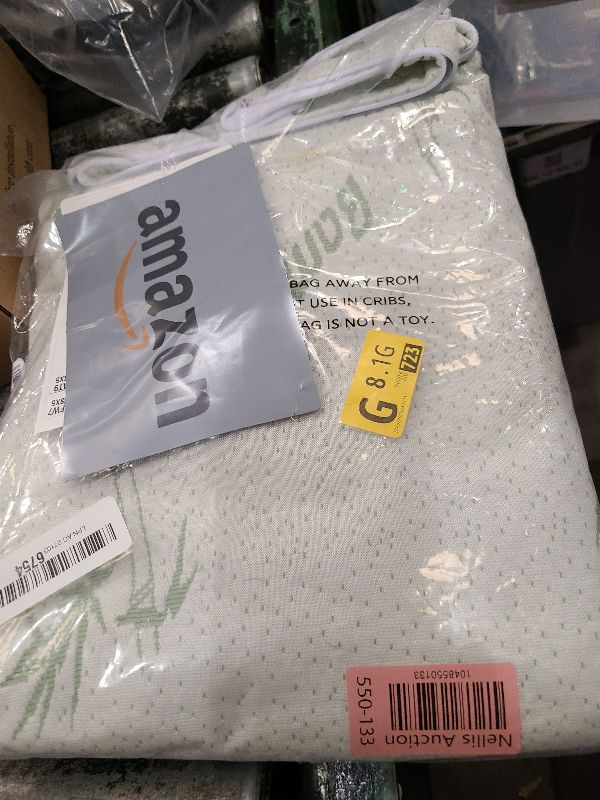 Photo 1 of 100% Waterproof Pillow Protectors Queen 20x30 Pair Zippered Pillow Case, Pillow Cover, Guaranteed Noiseless Pad, Ultra Plush Absorbent (Viscose Made from Bamboo), Green 2 Pack