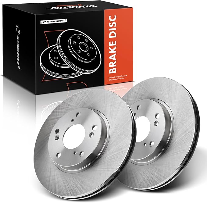 Photo 1 of A-Premium 11.10 inch (282mm) Front Vented Disc Brake Rotors Compatible with Honda and Acura Models - Accord 1998-2012, Civic 2006-2011/2013-2024,CR-V 2002-2004, CSX 06-11, Element, CR-Z, ILX, Insight