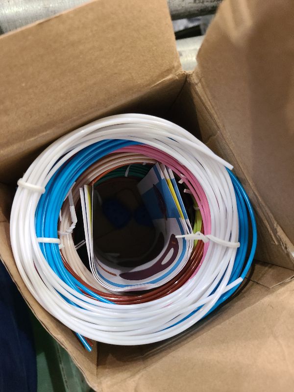 Photo 1 of 260ft 3D Pen Filament Refills 20 Colors, 1.75 mm Filament, Compatible with SCRIB3D P1/ADV MYNT3D Basic/Super/Pro 3Doodler Flow/Pro, Comes with 2 Finger Caps & Stencil