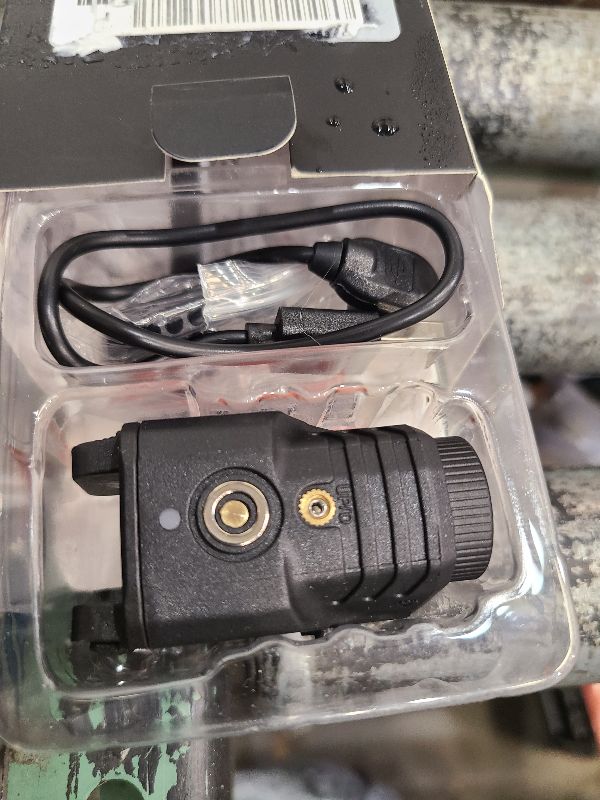 Photo 1 of DEFENTAC 800lm Pistol Light and Green Laser Sight Combo for Guns, Tactical Flashlight White LED and Green Beam Combo, Magnetic Charging