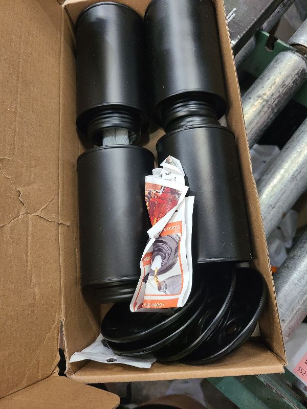 Photo 1 of 12oz Torch Replacement Canisters - 4 Pack Bamboo Torch Fuel Canister Torches Cans With Wicks and Covers, Refillable Metal Tabletop Lantern For Garden, Patio, Luau Party