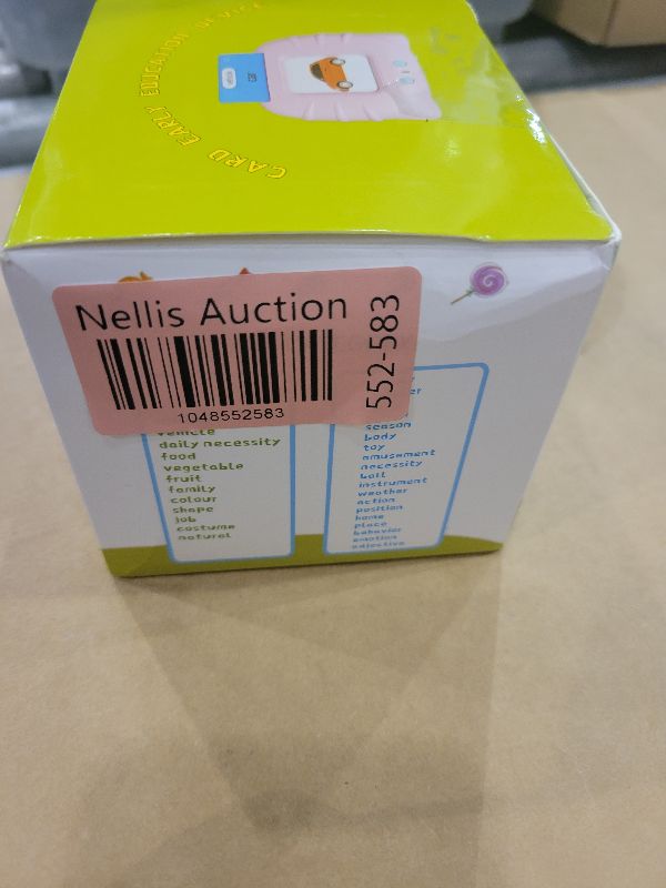 Photo 1 of 510 Words, Talking Flash Cards for Toddler 1 2 3 4 Year Olds, Language Learning and Montessori Toys with 31 Themes, Pocket Speech Therapy and Autism Toys, Children's Sensory Educational Device