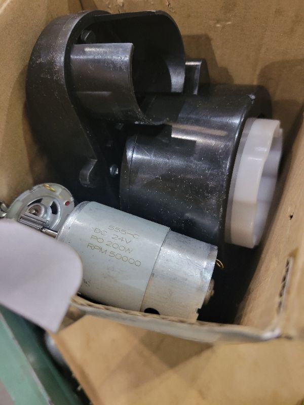 Photo 1 of 24v Motor-50000RPM for Power Wheels,RS555 High-Speed Steel Gears Motor Gearbox for Kids Ride on Car -18V-24V Motor Conversion Kit,Upgrade Replacement Parts (24v-50000RPM)