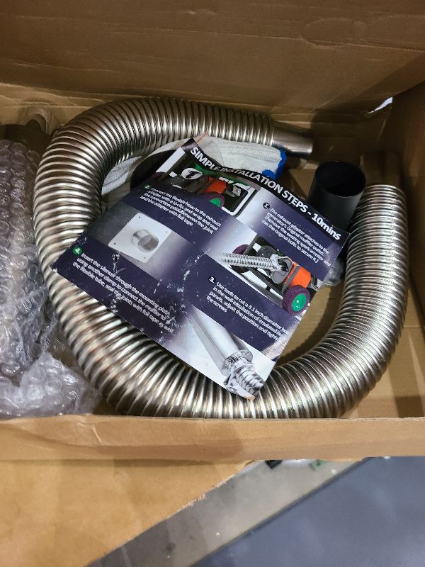 Photo 1 of 2025 Upgraded Generator Exhaust Silencer Kit Stainless Steel Muffler with Insulated Through-Wall Mounting Plate - Universal Adapters for Most Portable Generators - Efficient Noise Reduction