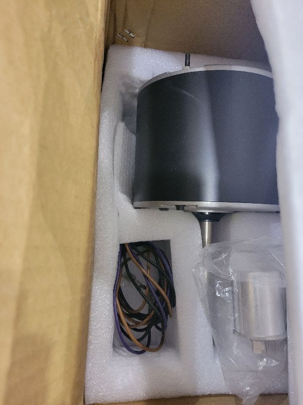 Photo 1 of 0131M00061SP, 1/4 Hp Condenser Fan Motor Replaces Goodman Condenser Fan Motor, Zongshan Broad-Ocean Motor YDK-180S84062-01-830 RPM, 1-Speed, Replaces Amana Janitrol P/N: 0131M00014PS