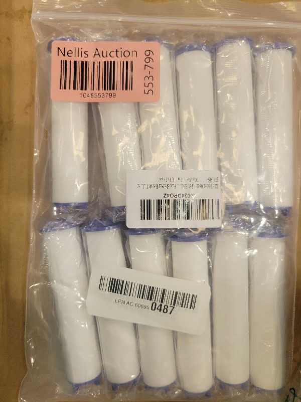 Photo 1 of 12 Pieces Hydro Jet Shower Head Filter, High Pressure Handheld Vortex Turbo Fan Shower Heads Filter