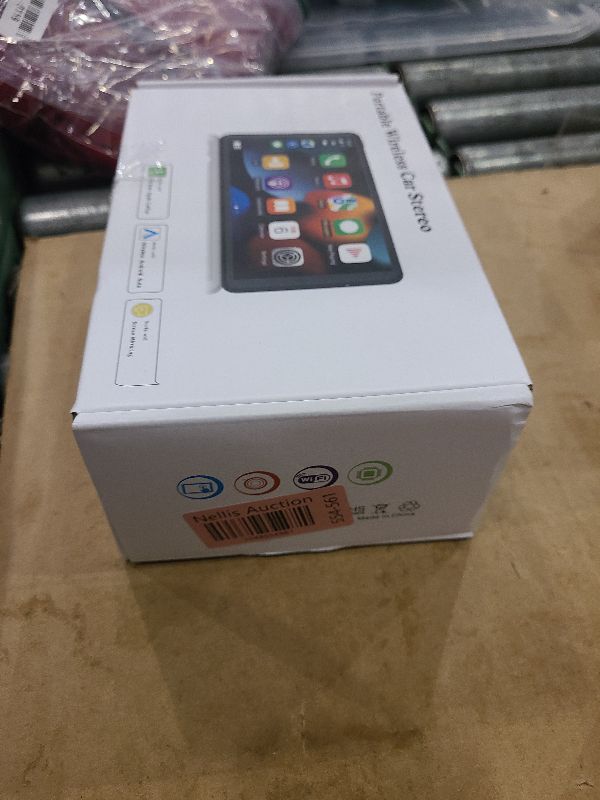 Photo 1 of 7-inch Touchscreen Wireless Car Stereo, Portable Car Radio Receiver with Apple Carplay & Android Auto Rear Camera GPS