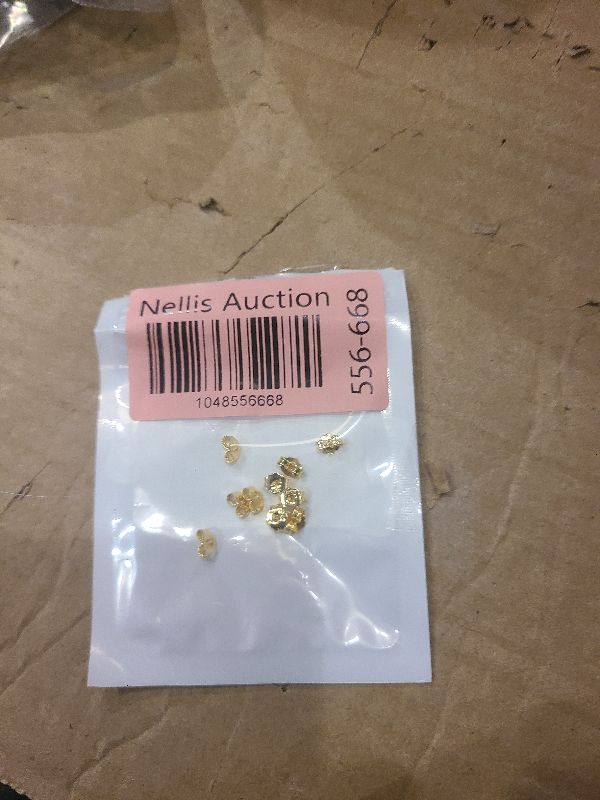 Photo 1 of 14K Gold Earring Backs Replacements - Hypoallergenic Earring Backs for Studs, Secure Ear Locking for Stud Earrings Ear Nut for Posts, 10Pcs/5 Pair