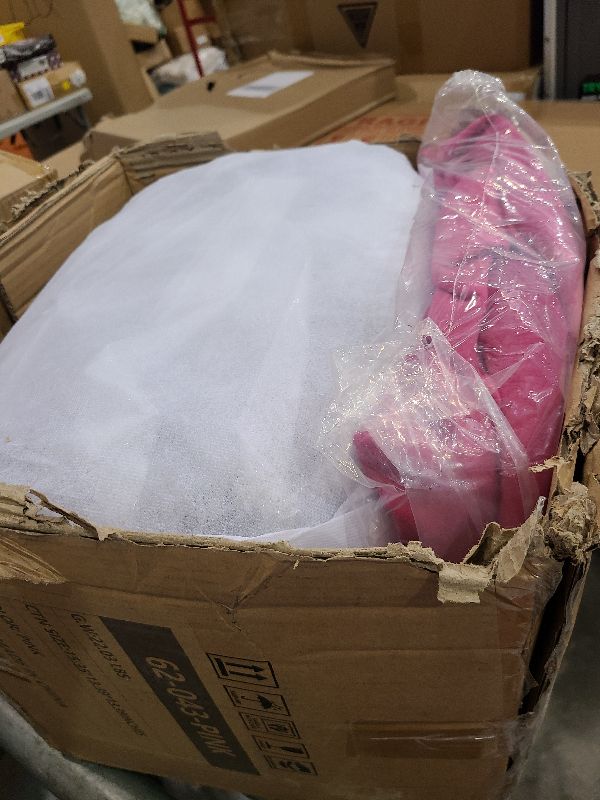 Photo 1 of 3FT Bean Bag Chair Bean Bag Chairs for Adults Giant Bean Chairs with Velvet Cover, Memory Foam BeanBag Chair Fluffy BeanBag Chairs for Living Room, Bedroom - Pink (36" x 36" x 22")