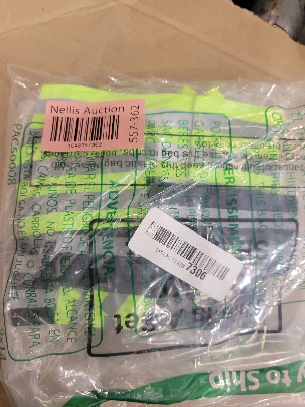 Photo 1 of 16 Pieces Reflective Bands Reflector Bands for Wrist, Arm, Ankle, Leg, High Visibility Reflective Gear Safety Reflector Tape Straps for Night Walking, Cycling and Running (Green, Black)