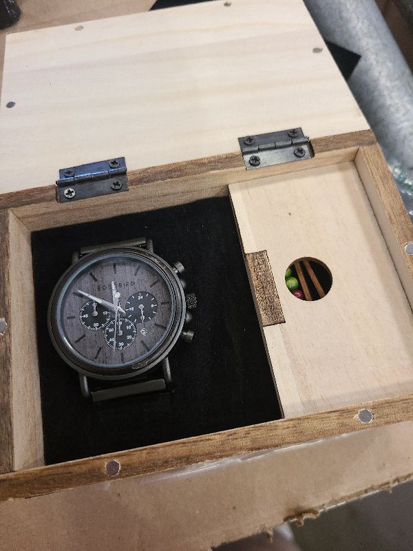 Photo 1 of 2win Engraved Wooden Watch for Boyfriend My Man Fiancé Husband Customized Personalized Wood Watches for Men Birthday Anniversary Personalized Watch (D-to My Husband)