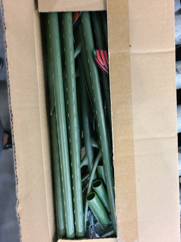 Photo 1 of 6 Pack Plant Support Plant Stakes for Indoor and Outdoor Plants, 44.8” Plant Sticks with Plant Clips Twist Tiers and Plant Tiers for House Potted Plants, Monstera Plant Support for Climbing Plants
