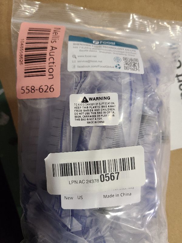 Photo 1 of 10ml Syringe Without Needle - 10 ml Small Plastic Syringes Sterile Individually Packed with Cap for Lab Medicine Student Measuring Liquid and Pet Dog Cat Baby Feeding Oral Colostrum (10 Pack 10cc /ml)