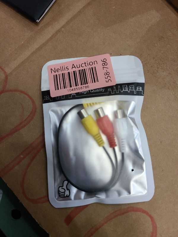 Photo 1 of 3.5MM to 3 RCA Cable ?Video AV Component Adapter Cable Replacement for TCL TV, 3 RCA to AV Input Adapter - 23CM/9in