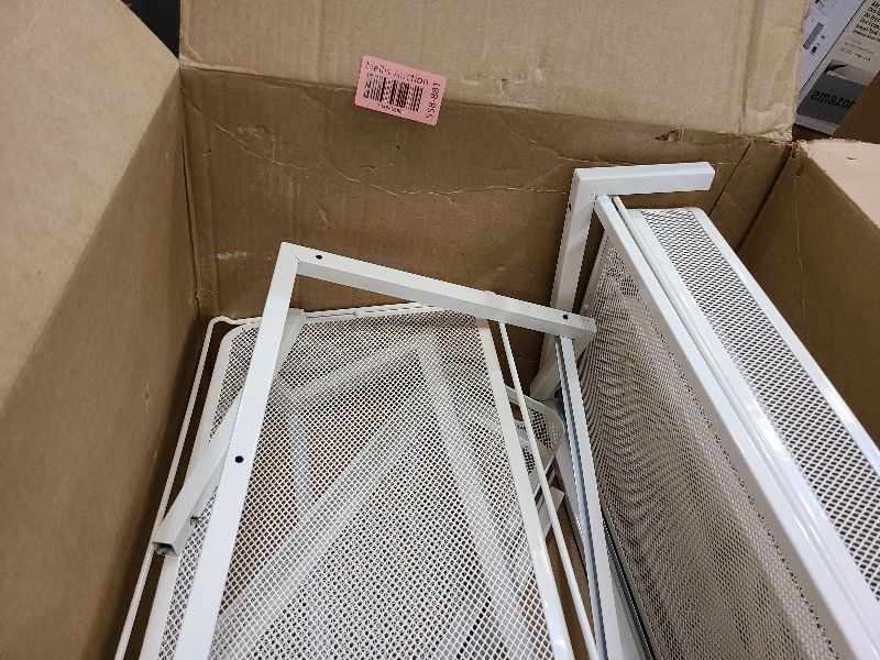 Photo 1 of 2-Pack Under Sink Storage Organizer with 2-Tier Slide Out Drawer, Sophisticated Mesh Pull Out Shelf for Kitchen & Bathroom, Fits Small Items, Upgraded Arched Track for Smooth Gliding(Patented)