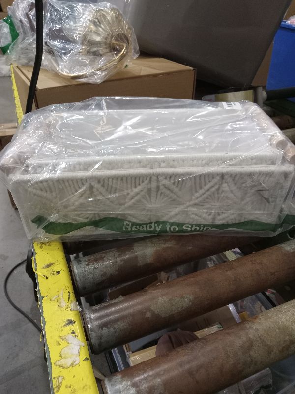 Photo 1 of 2 white storage containers 
