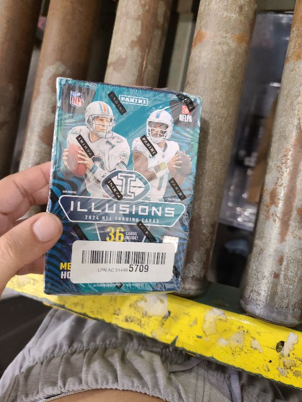 Photo 1 of 2024 Panini Illusions Football Blaster Box, 6 Packs Per Box, 6 Cards Per Pack