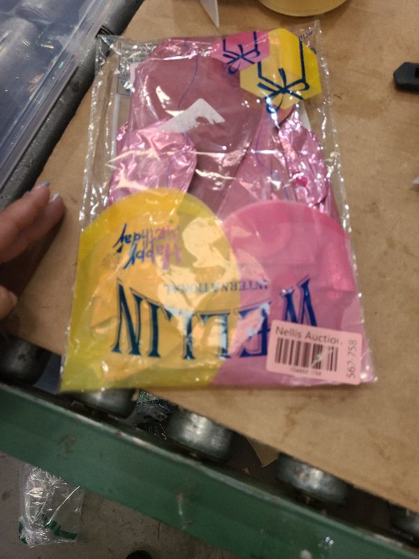 Photo 1 of [10] 16" Number Pink Foil Balloons 0-9 set, Mylar Aluminum Hanging Numbers for Valentine's day Romance Mother's day Wedding Graduation Birthday Party Decorations Christmas New Year eve (10 Pcs)