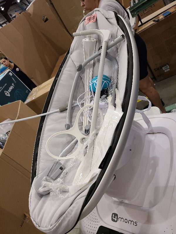 Photo 1 of 4moms MamaRoo Multi-Motion Baby Swing, Bluetooth Enabled with 5 Unique Motions, Grey