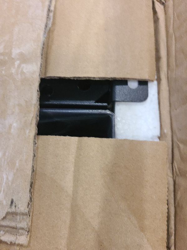 Photo 1 of 4×4 Post Base 2 Pcs, (Inner Size 3.6"x3.6") Post Brackets, Heavy Duty Black Metal Powder-Coated Thick Steel Post Anchor Outdoor for Support Deck Base Plate Fence Post Kit