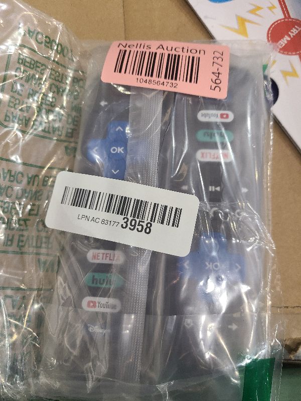 Photo 1 of (Pack of 2) Replacement-Remote-Control for Roku-TV,Compatible for TCL Roku/Hisense Roku/Onn Roku/Philips Roku Smart TVs(Not for Roku Stick and Box)