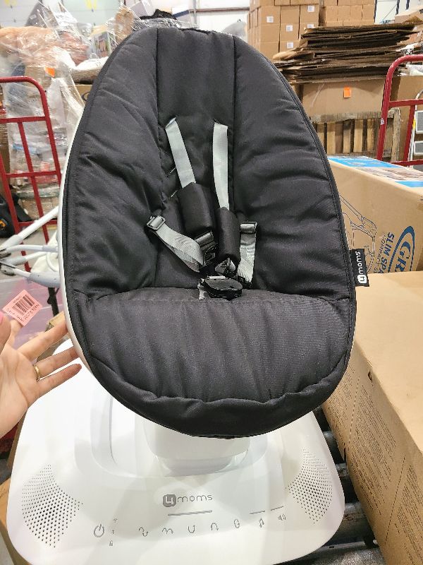 Photo 1 of 4moms MamaRoo Multi-Motion Baby Swing, Bluetooth Enabled with 5 Unique Motions, Black