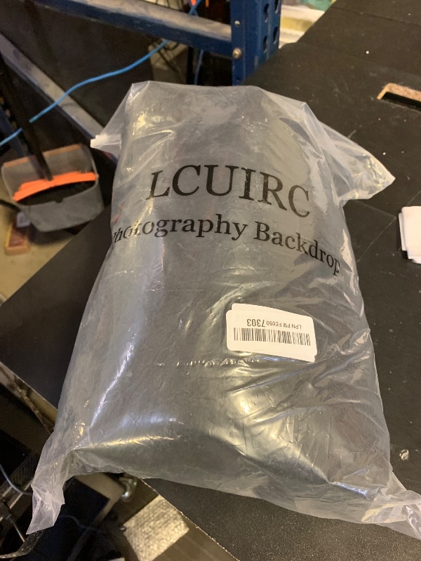 Photo 1 of 10X20ft Black Photo Backdrops for Photography, LCUIRC Two Rod Pocket Backdrops Curtain for Parties, Polyester Fabric Background with 4 Clamps for Product Protrait Photoshoot or Parties Decoration