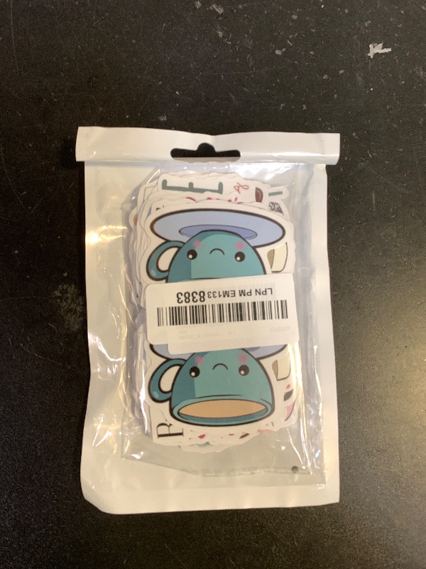 Photo 1 of 100 Pieces Cute Coffee Stickers for Water Bottles Love Coffee Time Vinyl Waterproof Laptop Stickers for Teens Adults Water Bottles Bicycle Skateboard Luggage Decals