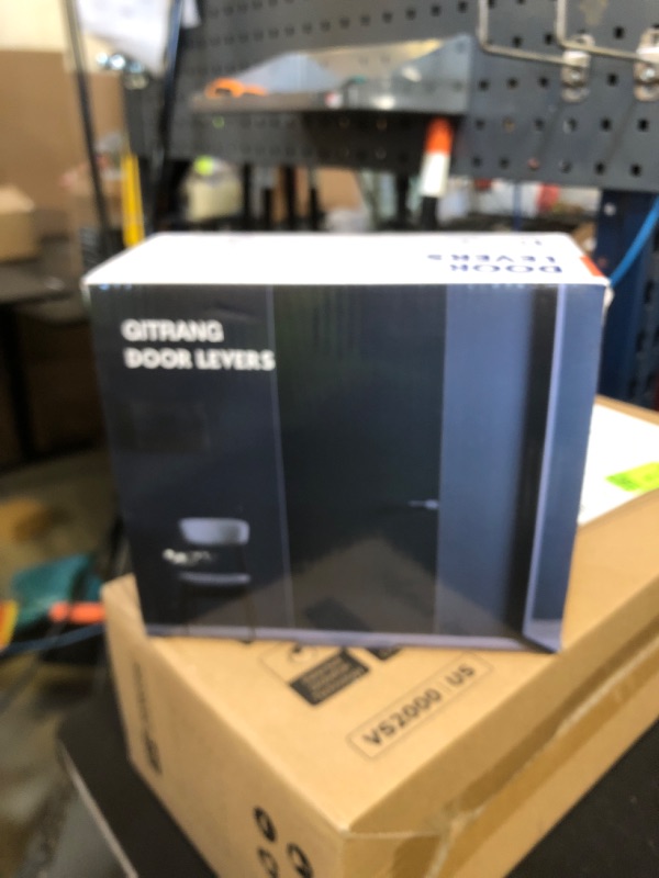 Photo 1 of (1 Pack) Keyed Alike Front Door Lever Lockset with Single Cylinder Deadbolt Combination Set, Wave Style Lever, Front Door/Exterior Door Knob with Lock and Deadbolt, Satin Nickel Finished