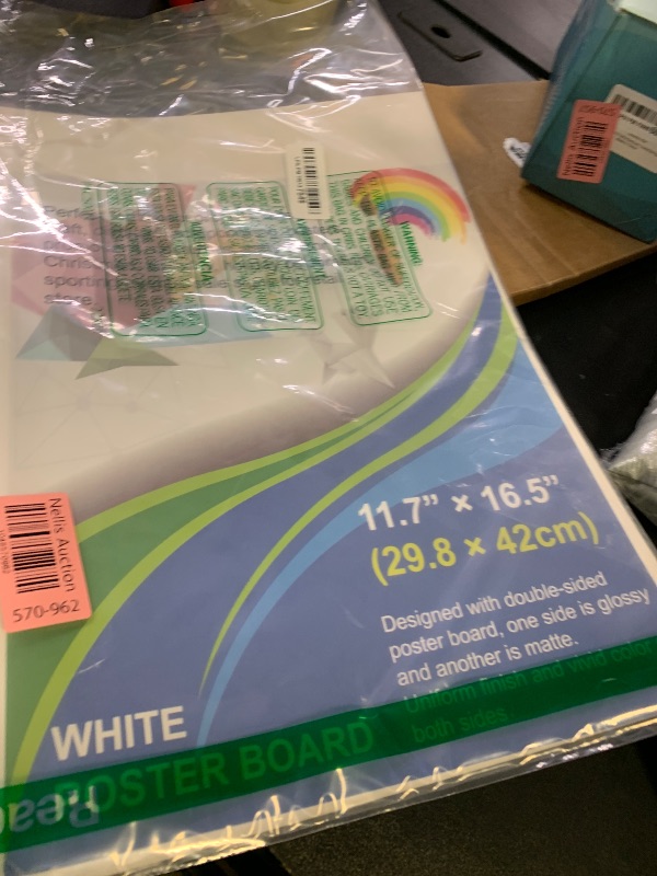 Photo 1 of 10 Pcs Poster Board 11.7 x 16.5 Inches White Poster Board Paper Bulk, ROOKEA 250 GSM Thickness Vision Board Blank Graphic Display Posterboards for Drawing Artwork School Arts Crafts Projects