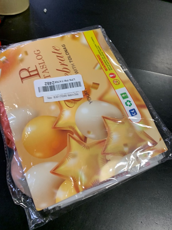 Photo 1 of 17th Birthday Decorations - Happy 17 Letter Balloon Numbers, Rose Gold Banner & Rose Gold Decor for Girls