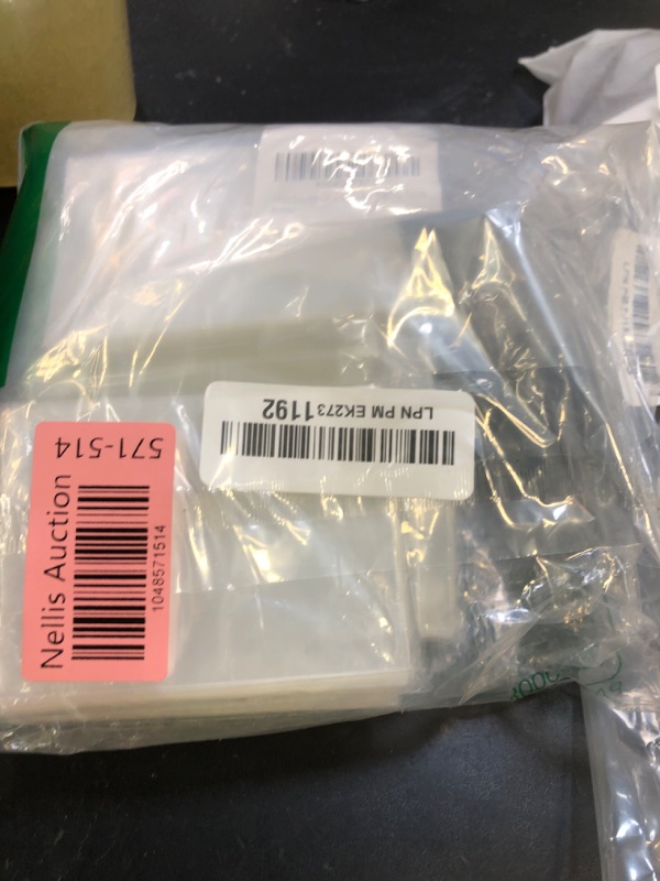 Photo 1 of 1000 Count Card Sleeves, Clear Soft Penny Sleeves, Plastic Baseball Card Sleeves, Trading Card Protectors Fit for Sports Cards, MTG, TCG, Gaming Cards,Standard Cards