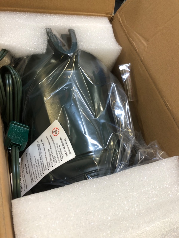 Photo 1 of ?Patent Pending? Musical Rotating Christmas Tree Stand, UL Certified Up to 9ft 120 lb Artificial Christmas Tree with Speaker, Spinning Stand with Remote, Fit for 1.25-2" in Tree Poles - 800W