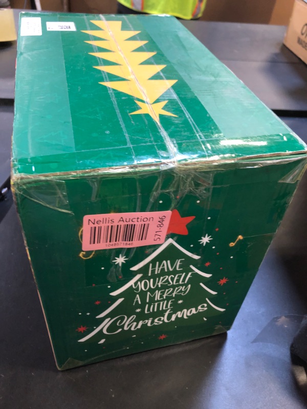 Photo 1 of ?Patent Pending? Musical Rotating Christmas Tree Stand, UL Certified Up to 9ft 120 lb Artificial Christmas Tree with Speaker, Spinning Stand with Remote, Fit for 1.25-2" in Tree Poles - 800W