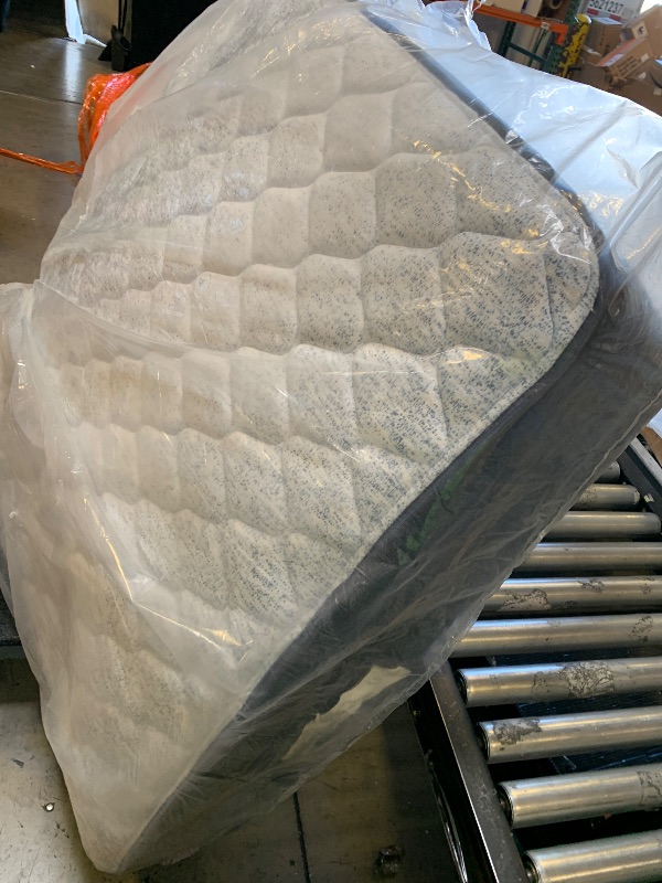 Photo 1 of Serta Sleeptrue Medium 12" Queen Hybrid Mattress in a Box, Cooling, Breathable, and Pressure Relieving - 100 Night Trial, CertiPUR-US Certified and 10 Year Limited Warranty FULL SIZE BED