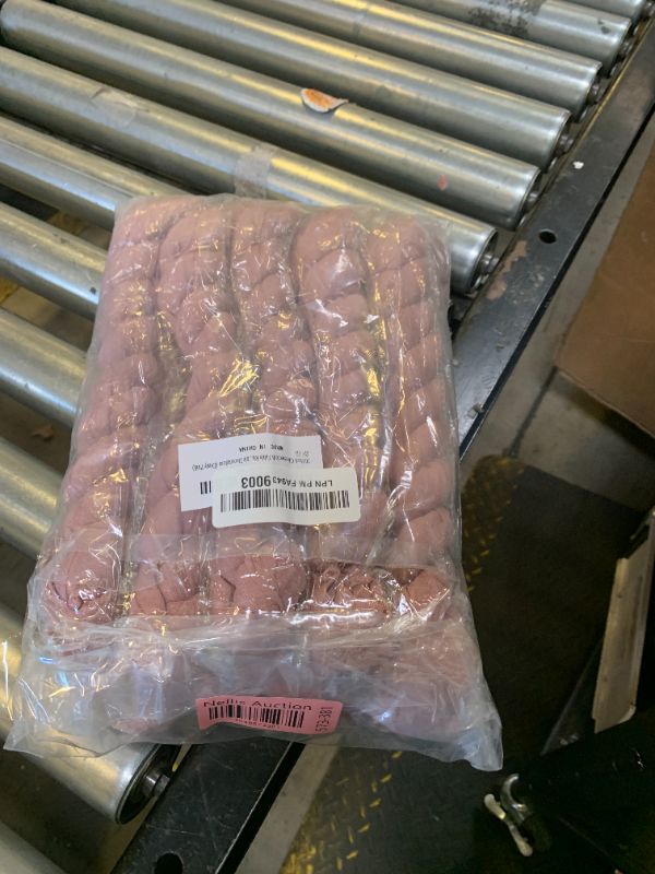 Photo 1 of 10 Pack Dusty Pink Cheesecloth Table Runner 6FT Boho Gauze Fabric Table Runner Vintage Rustic Sheer Runners for Wedding Party Bridal Baby Shower Long Table Decorations