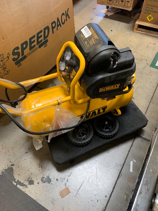 Photo 1 of  DEWALT 15-gallon 1.6 HP continuous workshop portable electric air compressor