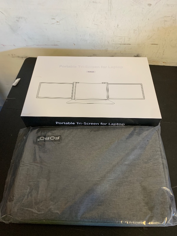 Photo 1 of 15'' Laptop Screen Extender, 1080P FHD Ultra-Thin Portable Monitor for 15"-17" Laptop with USB-C/HDMI Port, Plug and Play, for Mac/Windows/Android, Triple Screen Ideal for Remote Work & Multitasking