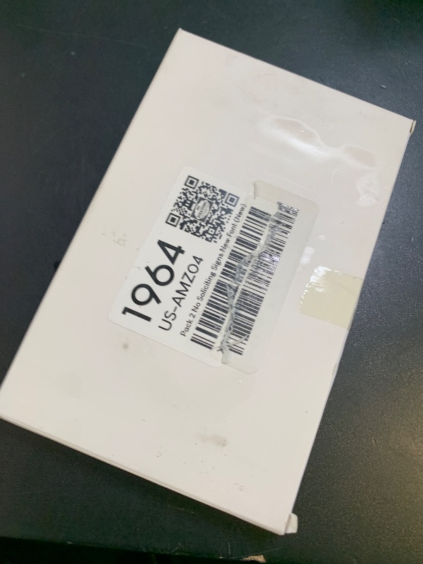 Photo 1 of "No Soliciting" signs, small