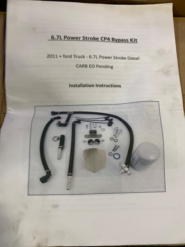 Photo 1 of  2011+ Ford Truck 6.7L Power Stroke CP4 Bypass kit