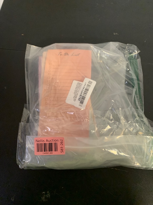 Photo 1 of 10 Pack 3.7'' x 8.5'' 500 Sheets Sticky Notes To Do List Sticky Notepad Lined Daily Checklist Notebook for Work Planning Memo Pad Weekly Reminder Planners